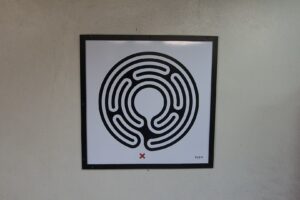 London Underground Vitreous Enamel Labyrinth