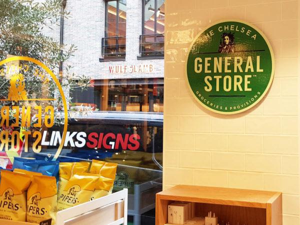 Chelsea General Store Signage Refit and Rebranding by Links Signs