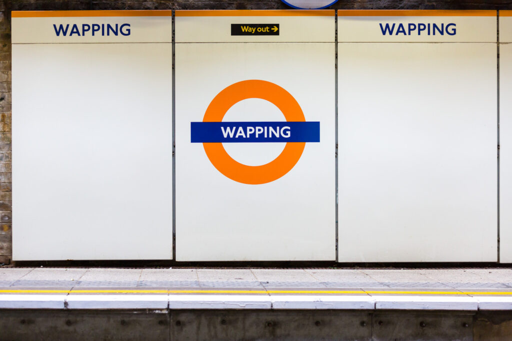 Vitreous Enamel Cladding at Wapping Station London Underground