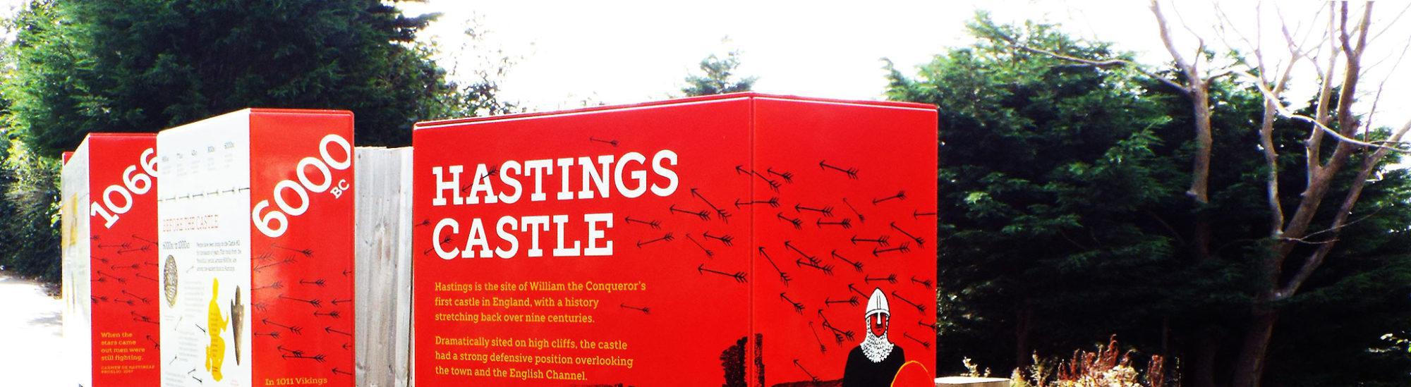 Hastings Castle Infographics hero banner