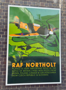 Public Art Exhibition RAF Northolt vitreous enamel poster