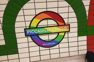 Pride in London Tube Signage - Love Is Love